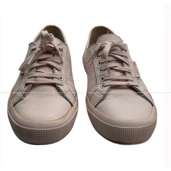 Superga pink leather sneakers size‎ 41.5 US 8.5 (2382-KC) - Picture 1 of 7